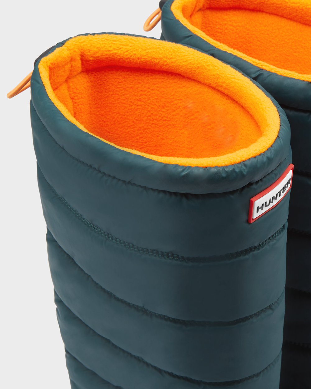 Hunter Snø Støvler Grønn/Grå - Dame Original Insulated Tall - Norge LDSUWI-619